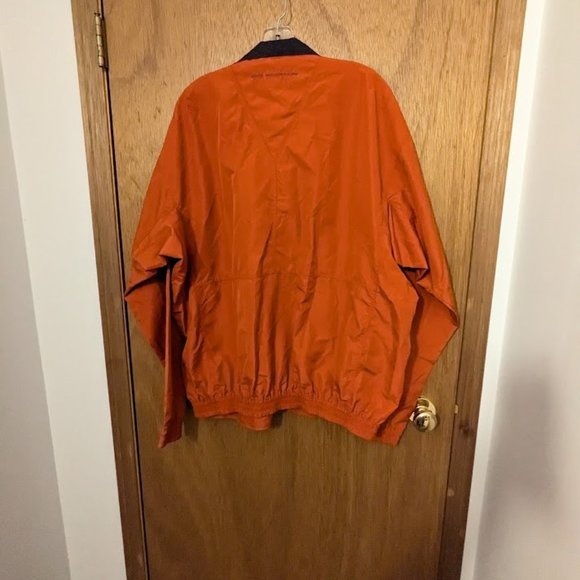 Sun Mountain Tailwind Golf Windshirt Mens Large Half-Zip Pullover Rust colour - Picture 4 of 5